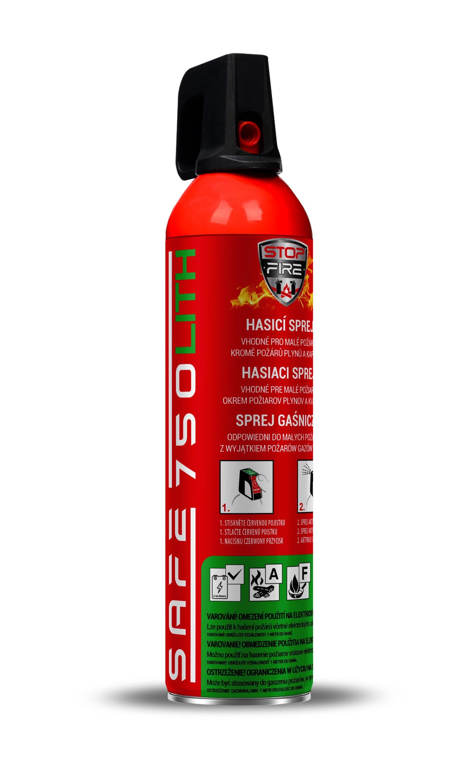 Safe Hasicí sprej 750 LITH + držák 75F1 