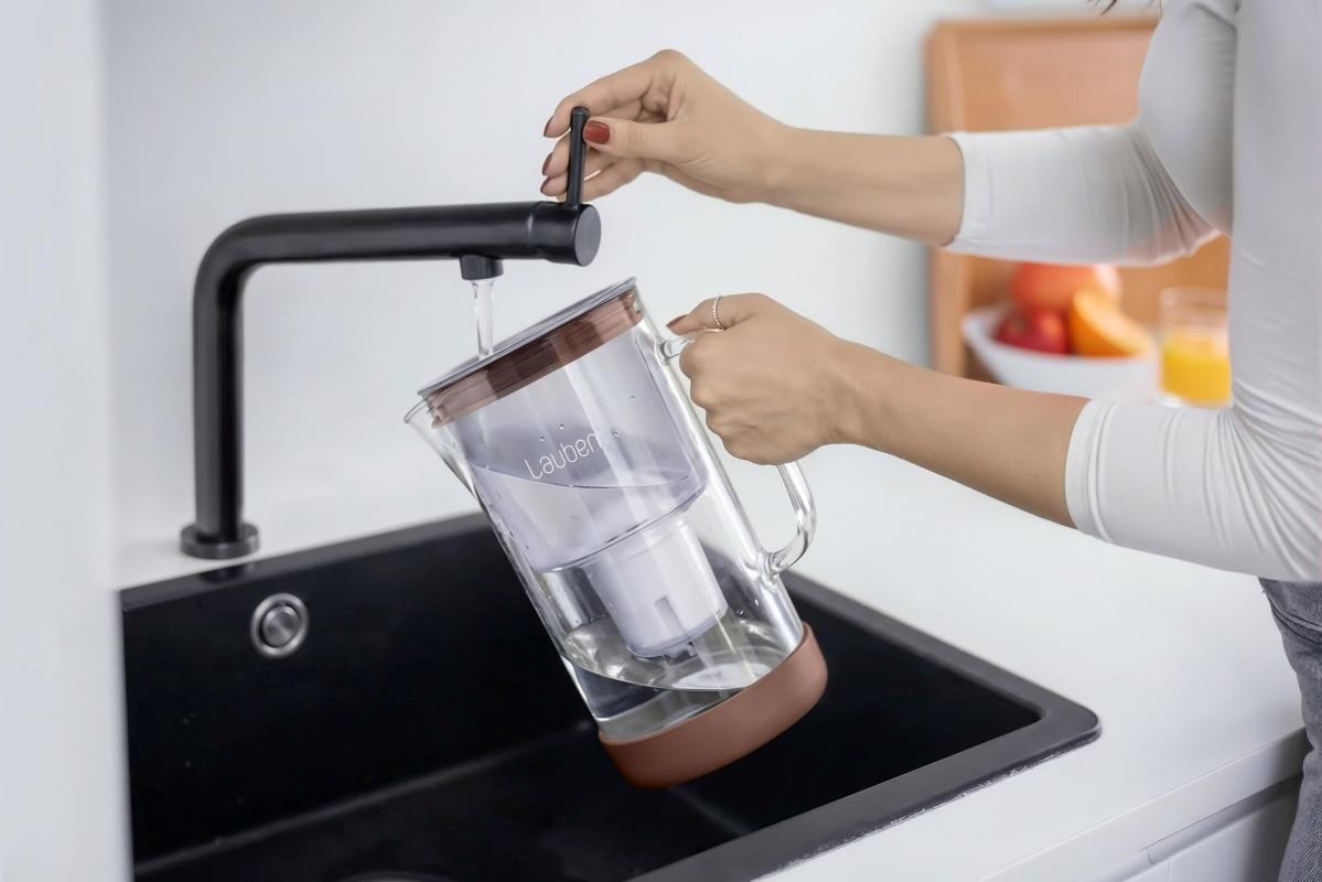 Lauben Glass Water Filter Jug 25GW - filtrační konvice15 