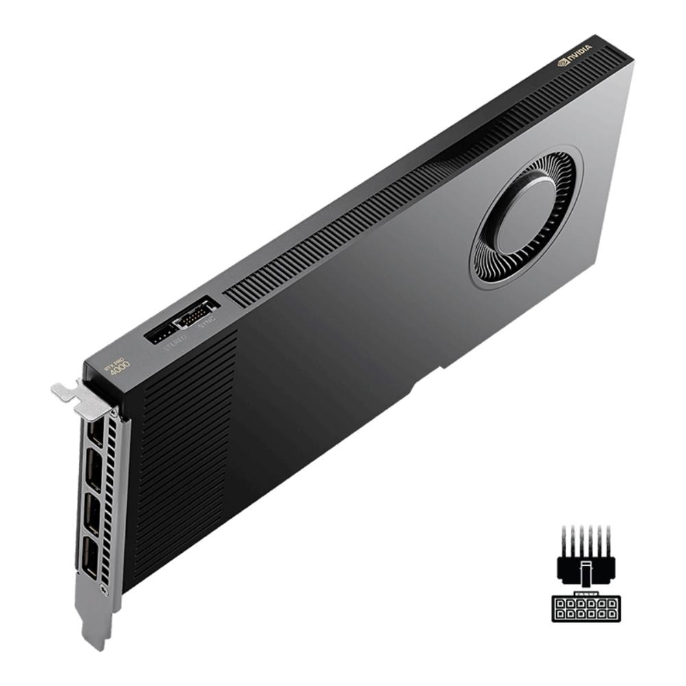 PNY VGA NVIDIA RTX PRO 4000 Blackwell 24GB,  24GB GDDR7,  4xmDP7 
