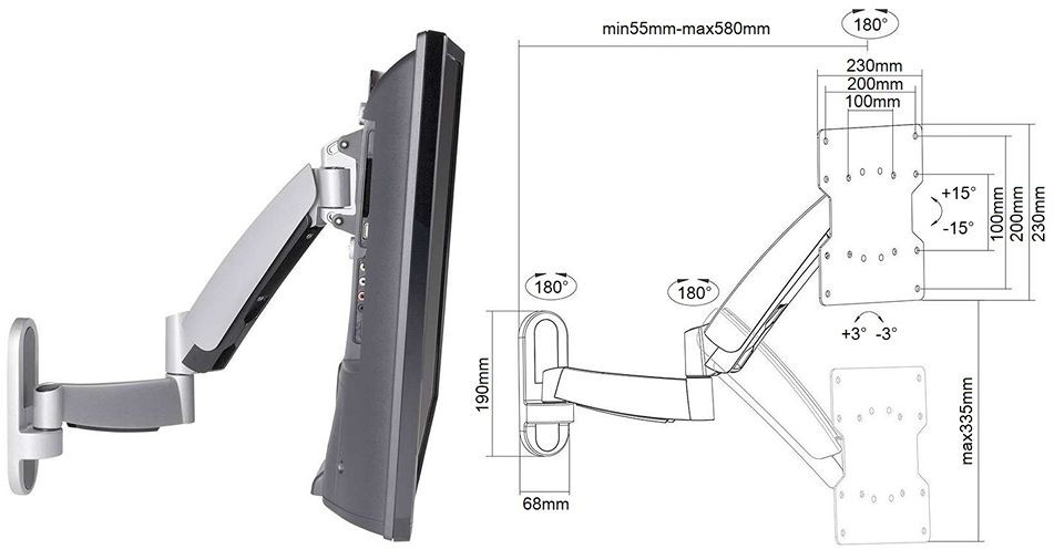 Polohovací držák Tv Fiber Mounts Fine2
4 