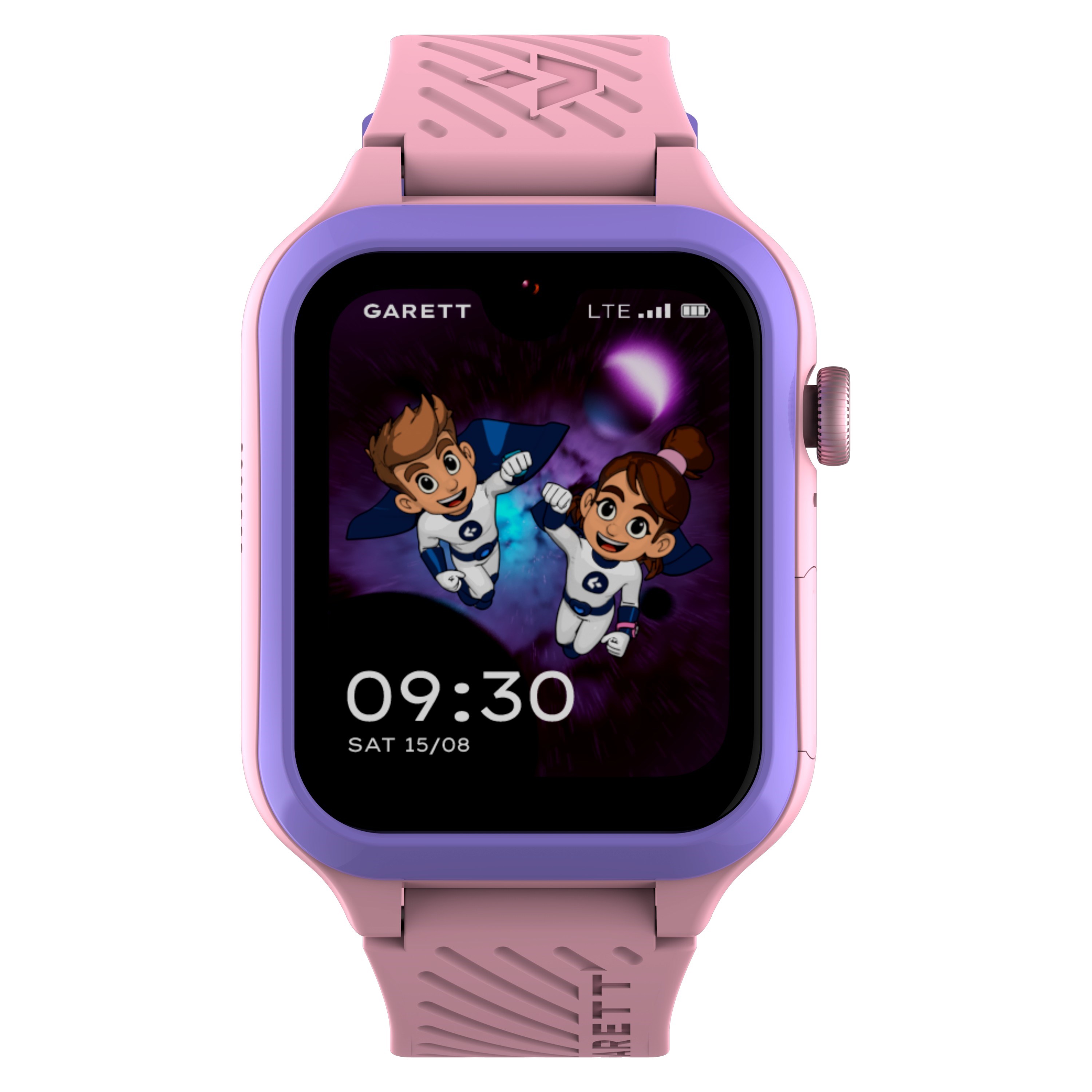 BAZAR - Garett Smartwatch Kids ESSA 2 AI 4G Pink - Poškozený obal (Komplet)0 