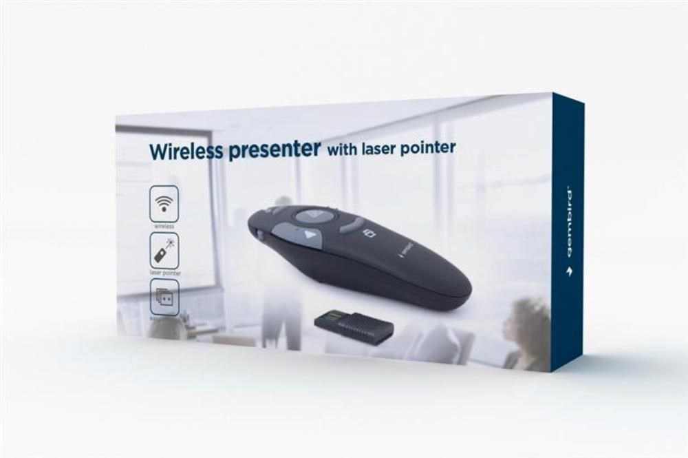 GEMBIRD Bezdrátový presenter WP-L-11,  s laserovým ukazovátkem4 