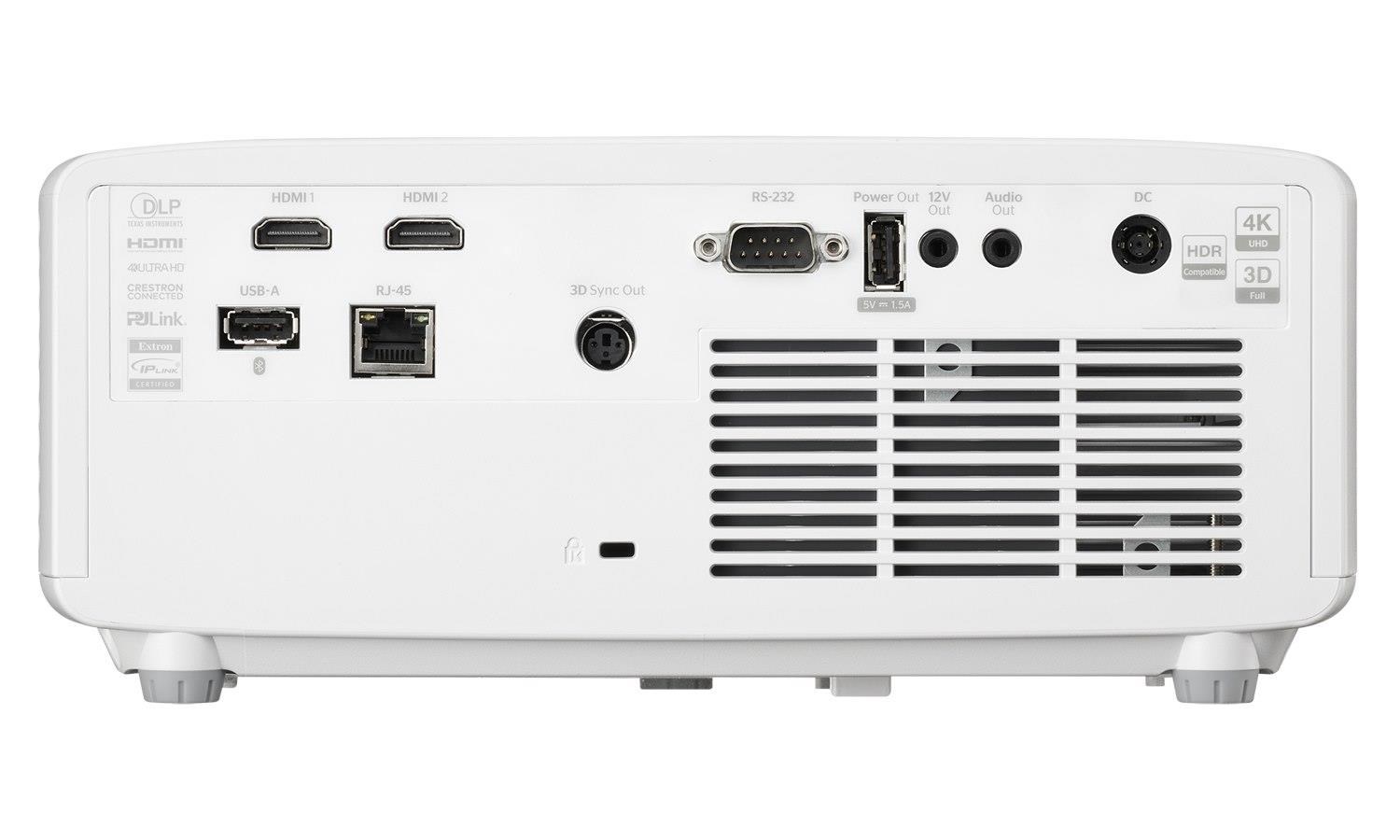 Optoma projektor ZK431ST (DLP,  Laser,  UHD,  4100 ANSI,  2xHDMI,  RS232,  RJ45,  USB-A,  repro 1x15W)2 