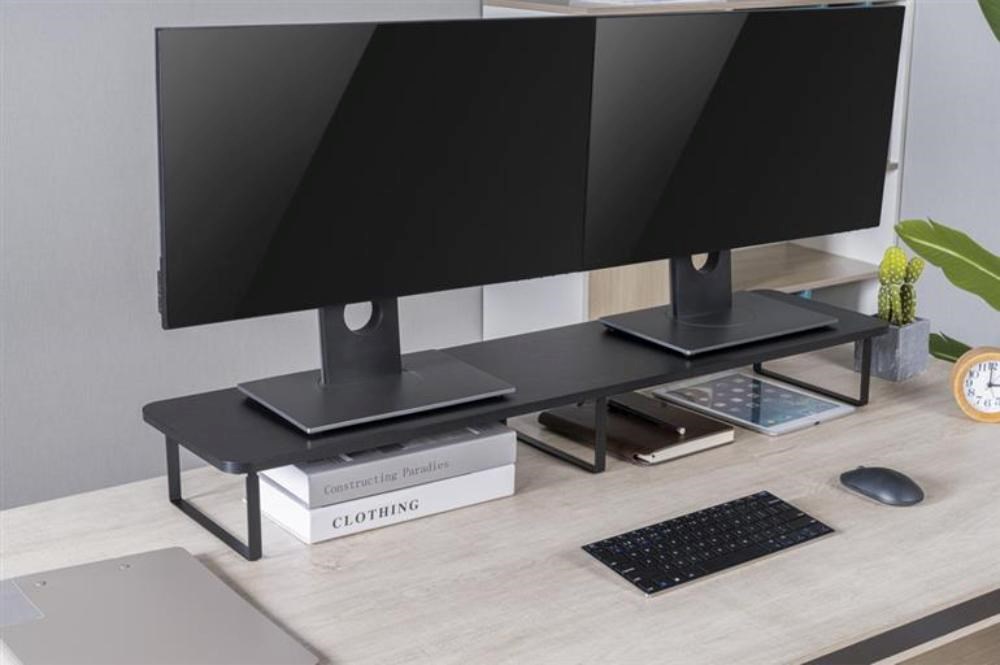 GEMBIRD Podstavec pod 2 monitory MS-TABLE2-01,  černý1 