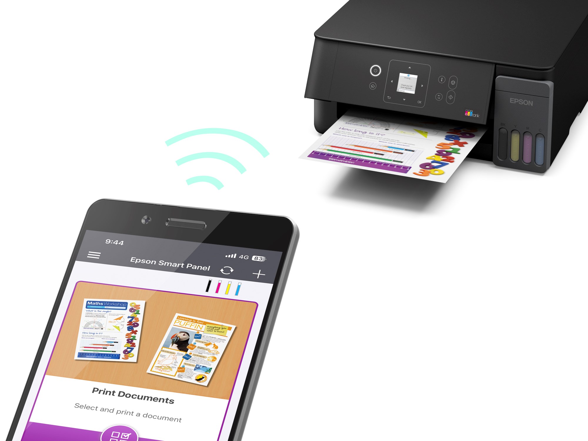 EPSON tiskárna ink EcoTank L3361,   A4,  LCD displej,  Apple AirPrint,  Wi-Fi,  Záruka 5 let po registraci zdarma4 