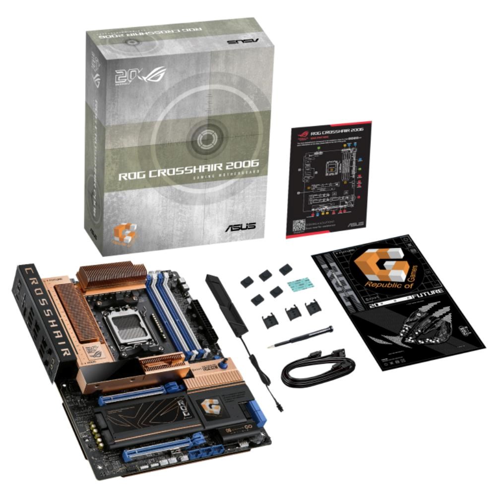 ASUS MB Sc AM5 ROG CROSSHAIR 2006,  AMD X870E,  4xDDR5,  WiFi,  1xHDMI,  2xUSB47 
