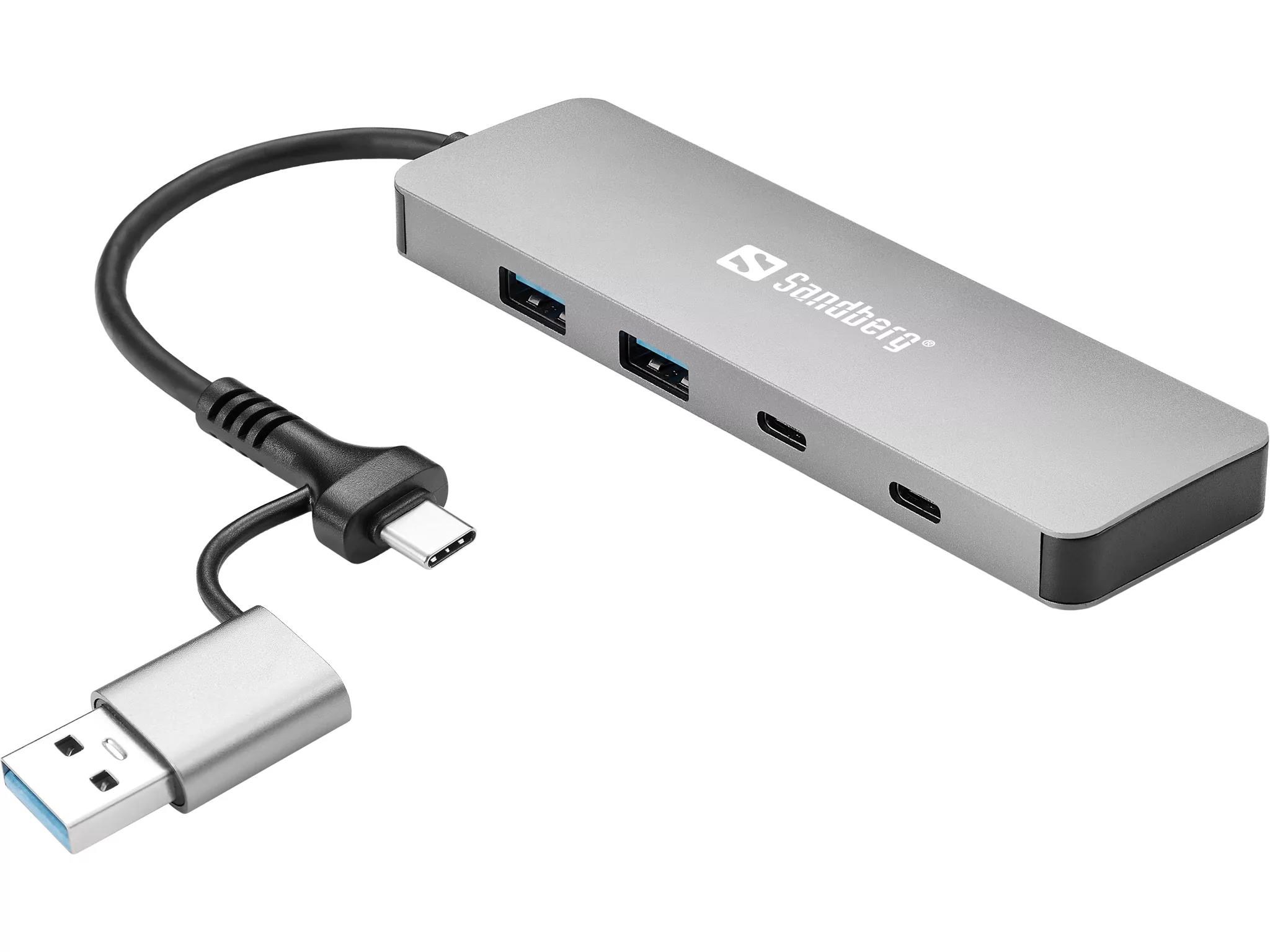 Sandberg USB-C/ A to 2xUSB-A+2xUSB-C Hub0 