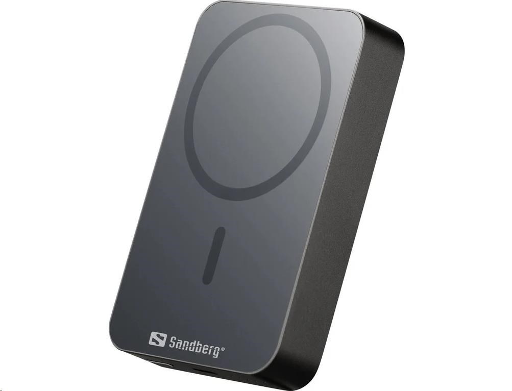 Sandberg Magnet Wireless Powerbank 10000 ALU