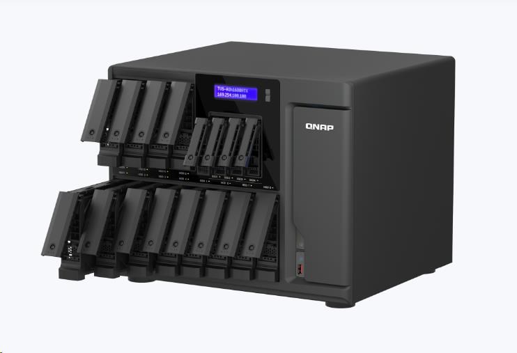 QNAP TVS-AIh1688ATX-U9-32G (24C/ CoreUltra9/ 5, 6GHz/ 32GBRAM/ 12xSATA/ 4xU.2/ 2x2, 5GbE/ 2x10GbE/ 5xUSB3.2/ 1xUSB4/ 3xPCIe/ 1xHDMI)3 