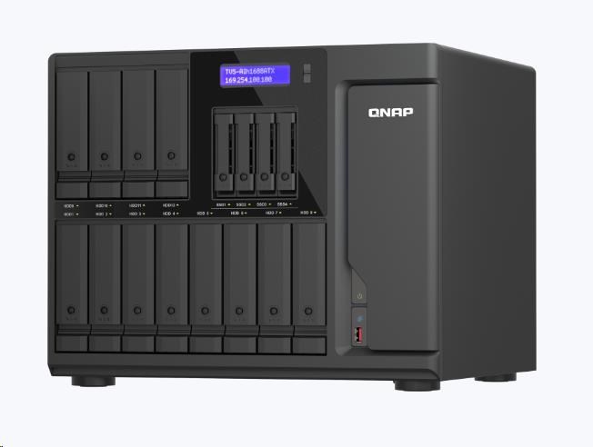 QNAP TVS-AIh1688ATX-U9-32G (24C/ CoreUltra9/ 5, 6GHz/ 32GBRAM/ 12xSATA/ 4xU.2/ 2x2, 5GbE/ 2x10GbE/ 5xUSB3.2/ 1xUSB4/ 3xPCIe/ 1xHDMI)4 