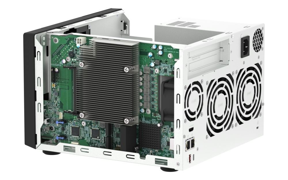 QNAP TVS-h474-i3-8G (4C/ i3-12100/ 4, 3GHz/ 8GBRAM/ 4xSATA/ 2x2, 5GbE/ 2xM.2/ 3xUSB3.2/ 1xHDMI/ 2xPCIe)2 