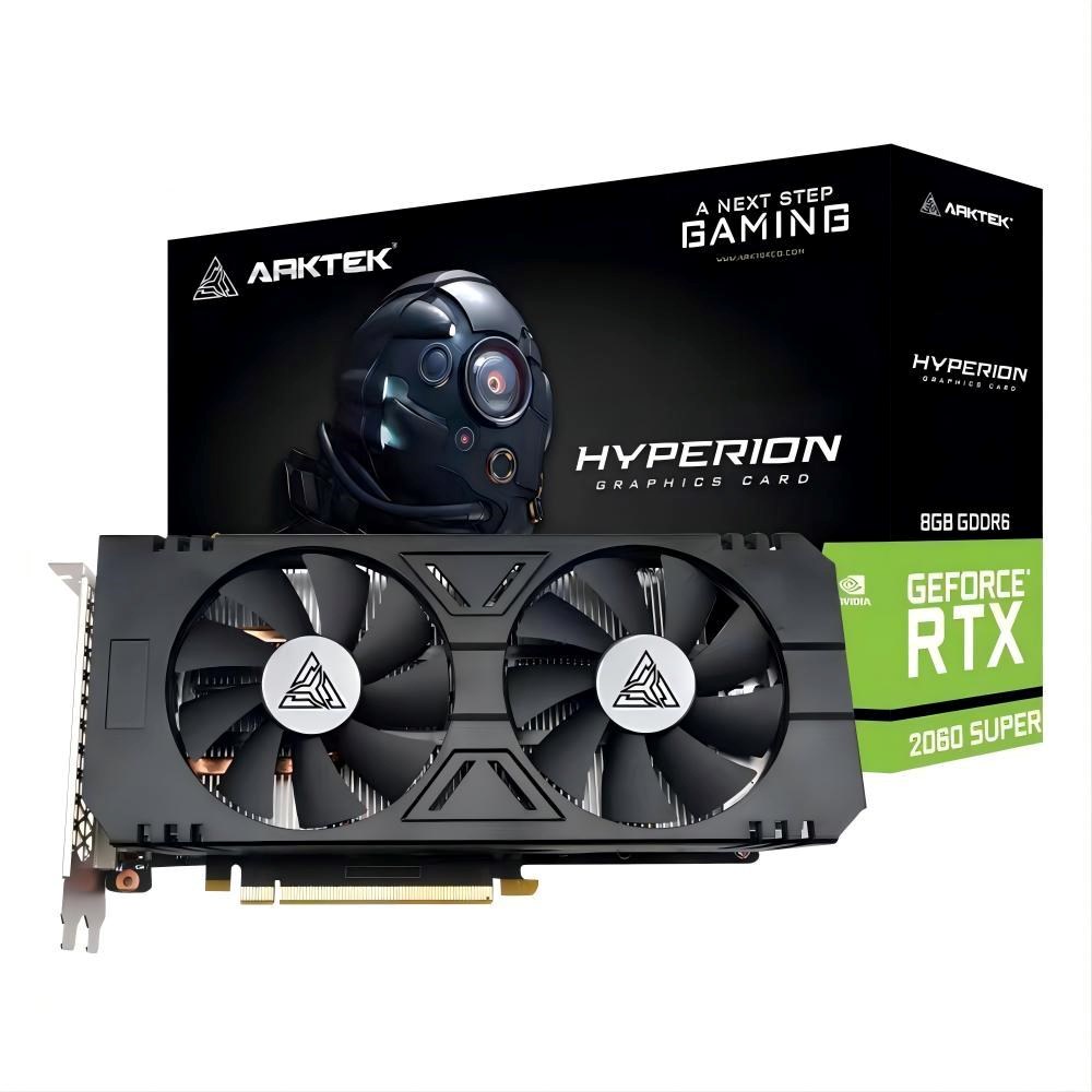 ARKTEK VGA NVIDIA GeForce RTX 2060 Super Hyperion 8GB,  RTX 2060 Super,  8GB GDDR6,  1xDP,  1xHDMI,  1xDVI0 