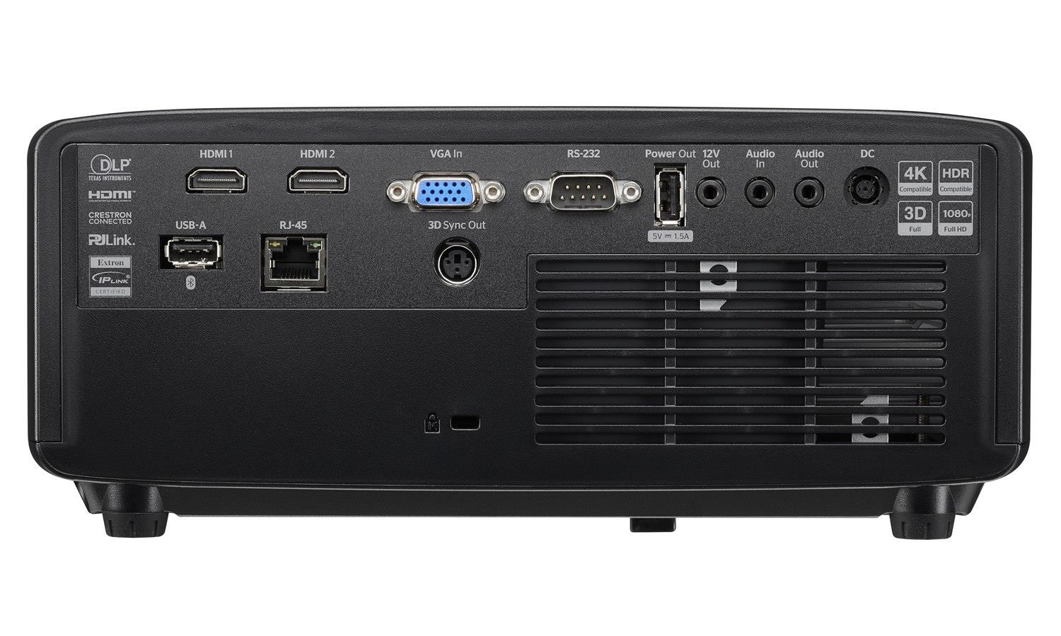 Optoma projektor HZ147X (DLP,  Laser,  Full  HD,  4000 lm,  2.5M:1,  2xHDMI,  RS232,  2xUSB-A power)5 