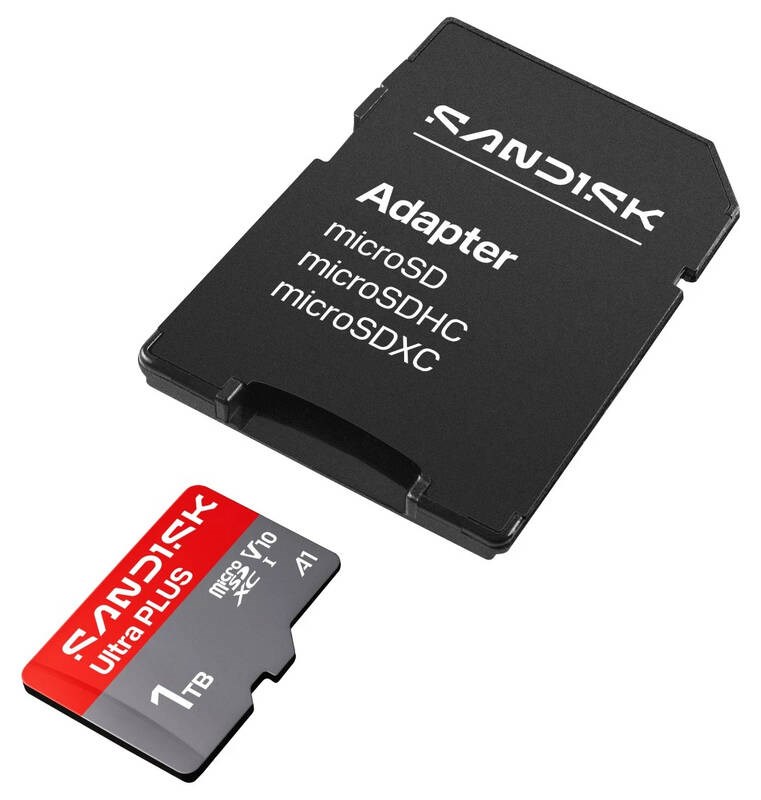 Sandisk Ultra PLUS micro SDXC karta 1TB UHS-I,  V10,  U1,  C10,  (200MB/ s)3 