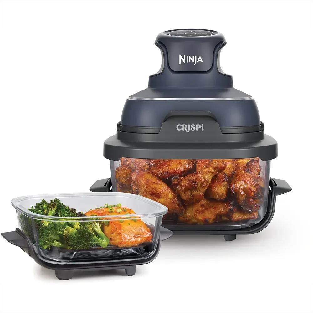 Ninja CRISPi FN101EUGY přenosná horkovzdušná fritéza modrá,  4v1,  1700 W,  1, 4/ 3, 8 l,  bez PFAS0 