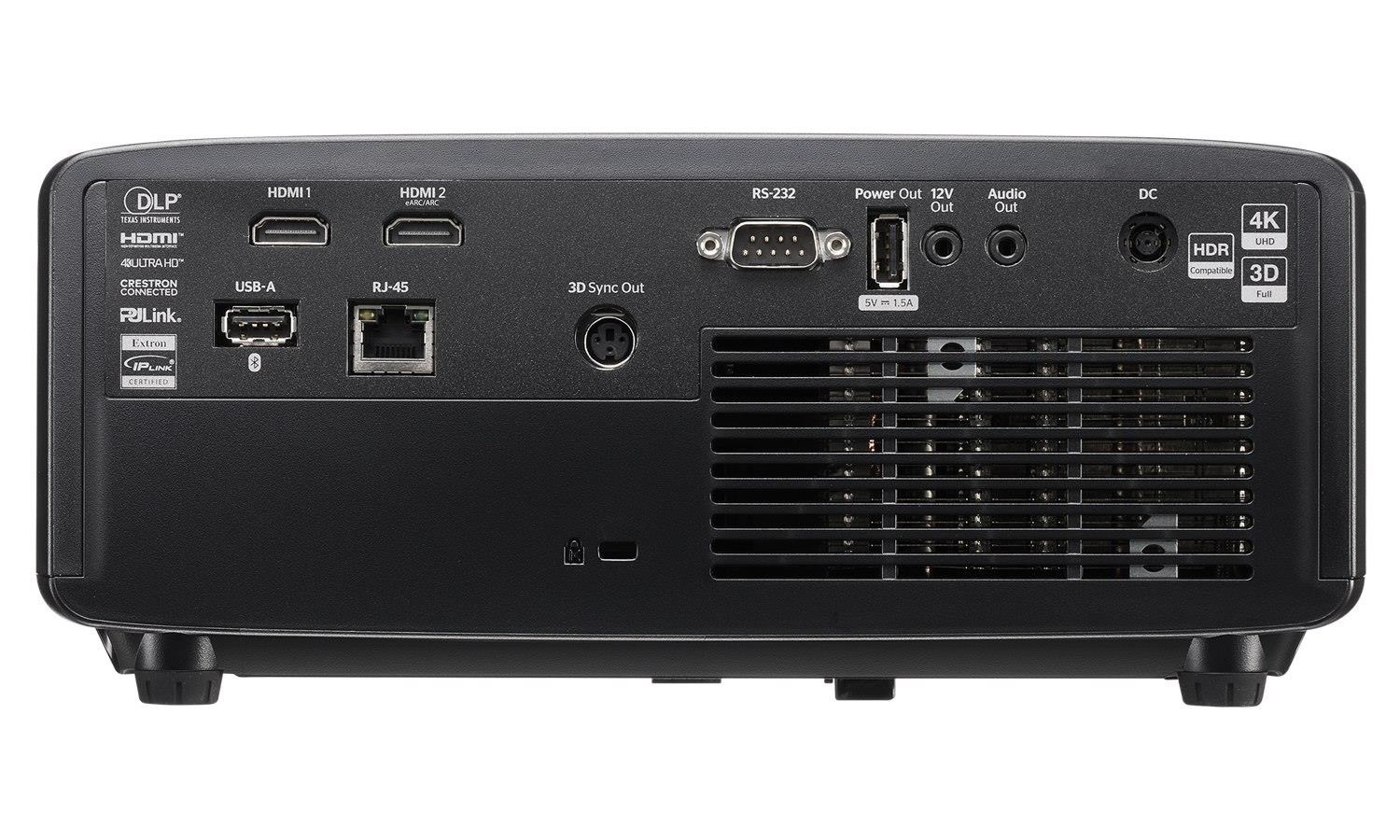 Optoma projektor UHZ36STe (DLP,  Laser,  UHD,  4000 ANSI,  2xHDMI,  RS232,  RJ45,  USB-A power,  repro 1x15W)4 