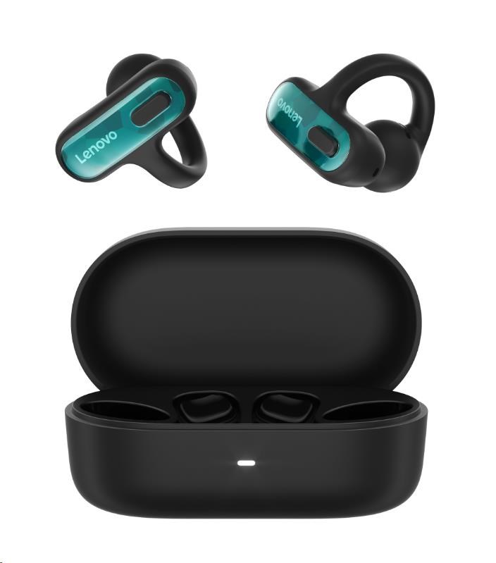 LENOVO Open-Ear Clip-on Earbuds X500 Black - Sluchatka s mikrofonom0 