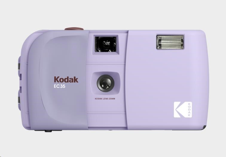 Kodak EC35 Film Camera Lavender + Kodak Ultra Max 24 Exp0 
