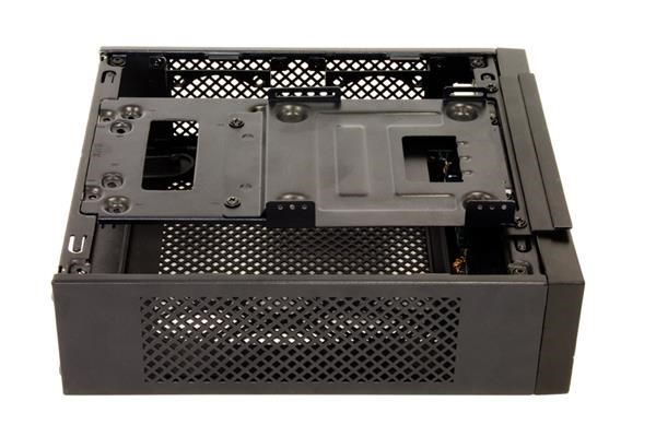 CHIEFTEC Compact Series/ mini ITX case,  IX-03B,  čierna,  Alu,  85W zdroj CDP-085ITX3 