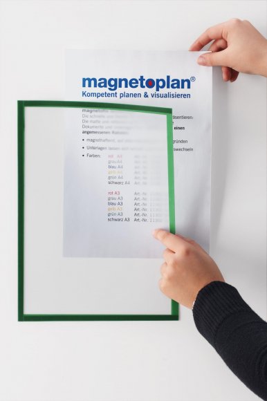 Magnetický rámček Magnetofix A4 sivý (5ks)0 