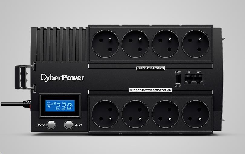 CyberPower BRICs Series II SOHO LCD UPS 1200VA/ 720W,  české zásuvky0 