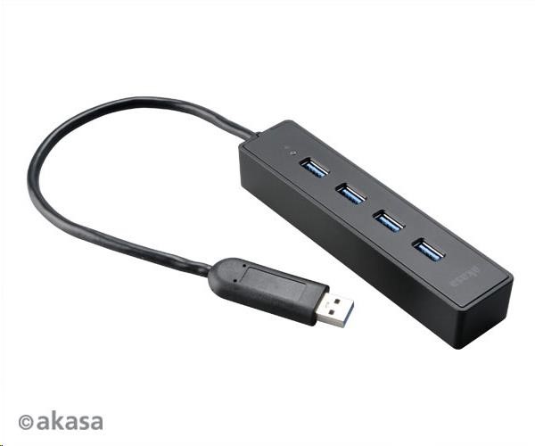 AKASA HUB USB Connect 4SX,  4x USB 3.0,  externé1 