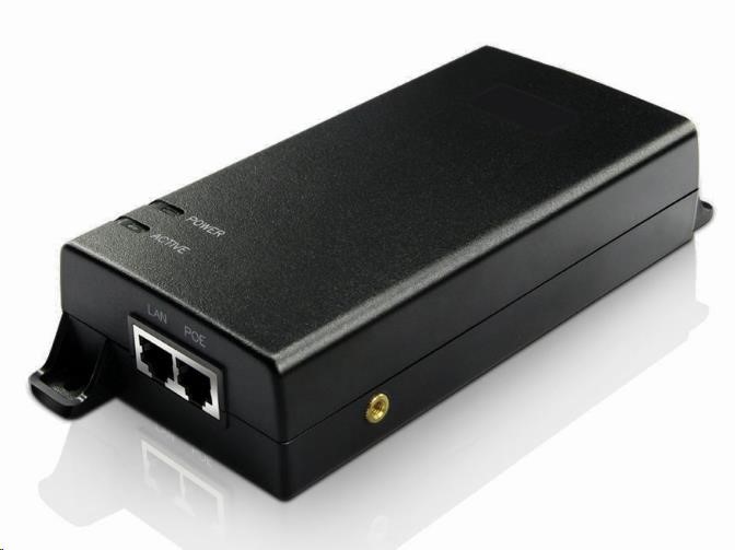 MaxLink PI60v2 PoE injektor - 802.3af/ at/ bt,  55 V,  1.1A,  60W,  1Gbit,  napájací kábel2 