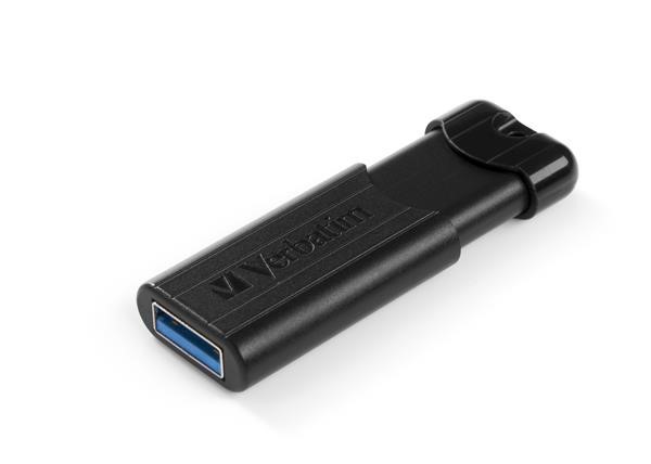 VERBATIM Flash Disk PinStripe USB 3.0,  16 GB - čierna1 