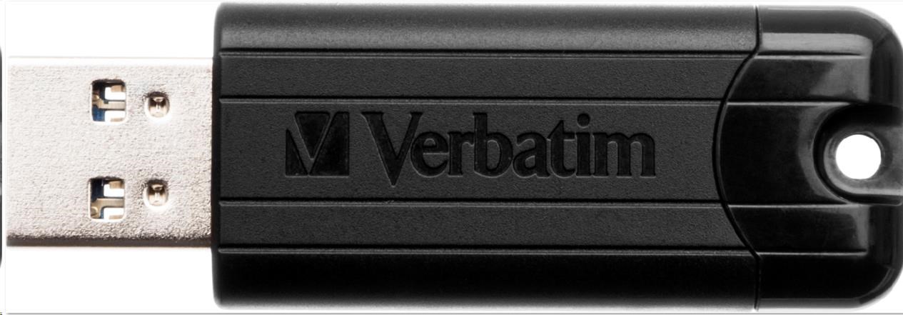 VERBATIM Flash Disk PinStripe USB 3.0,  32 GB - čierna1 