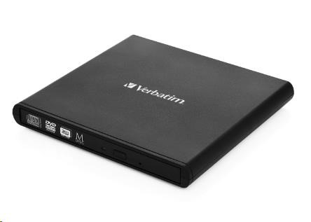 VERBATIM externí mechanika DVD-RW Rewriter USB 2.0 Black + NERO0 
