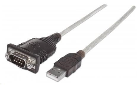MANHATTAN prevodník USB na sériový port (čip FTDI FT232RL,  45 cm)0 