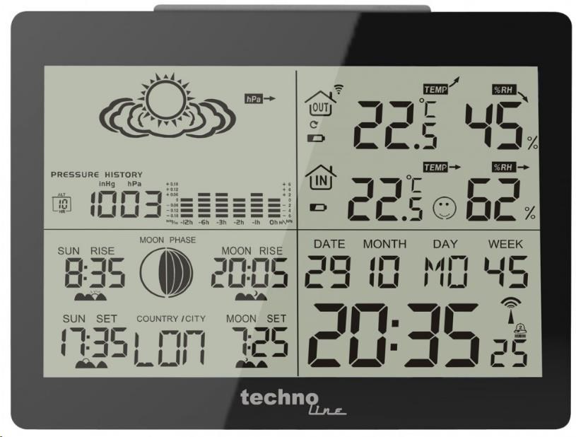 TechnoLine WS 6760 - meteorologická stanice2 