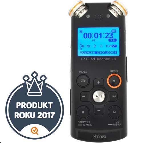 Eltrinex V12Pro BF digitální záznamník (verze pro nevidomé)0 
