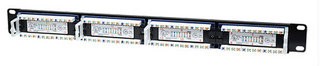 Intellinet Patch panel 24 portov Cat5e, UTP, čierny1 