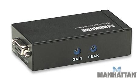 MANHATTAN VGA Cat5 Extender (sada vysílací + přijímací modul UTP,  audio)2 