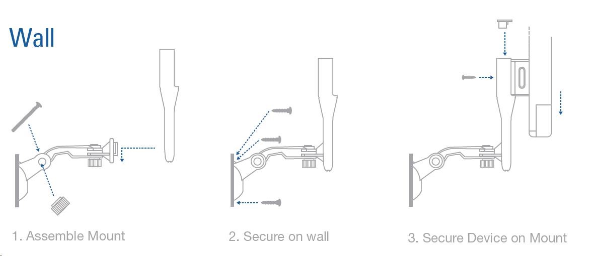 UBNT NanoStatio Mount NS-WM [držiak pre všetky typy nanostaníc na okno/ stenu]3 