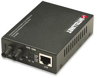 Intellinet Ethernet prevodník,  100Base-TX na 100Base-FX (ST) Multi-Mode,  2 km0 