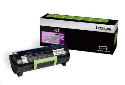 LEXMARK čierny toner 502 pre MS310/ 410/ 510/ 510/ 610 od Lexmark Return (1 500 strán)0 