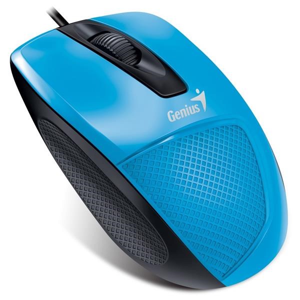 Myš GENIUS DX-150X,  drôtová,  1000 dpi,  USB,  modrá0 