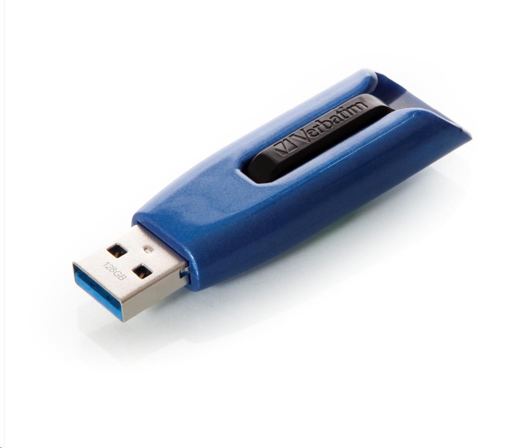 VERBATIM Flash disk 128 GB V3 MAX,  USB 3.0,  modrá5 