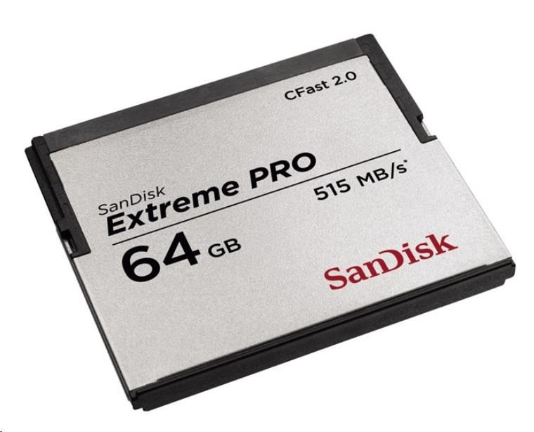 SanDisk CFAST 2.0 64GB Extreme Pro (515 MB/ s)1 