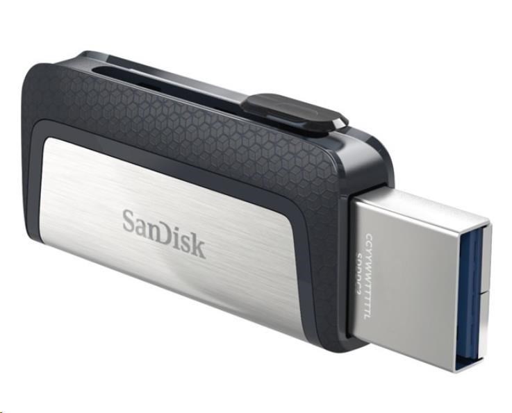 SanDisk Flash disk 32 GB Ultra,  dvojitý USB disk typu C3 