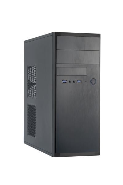 CHIEFTEC Elox Series HQ-01B-OP,  Miditower,  USB 3.0,  čierna,  bez zdroja1 