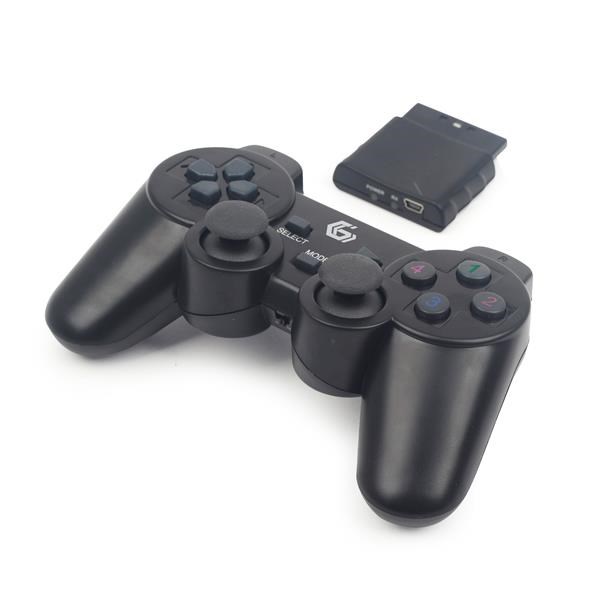 GEMBIRD gamepad JPD-WDV-01,  vibrační,  bezdrátový,  PC/ PS2/ PS3,  USB1 