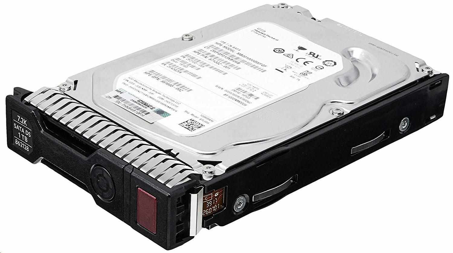HPE 1TB 6G SATA 7.2K rpm LFF (3.5in) SC Midline 1yr Warranty Hard Drive0 