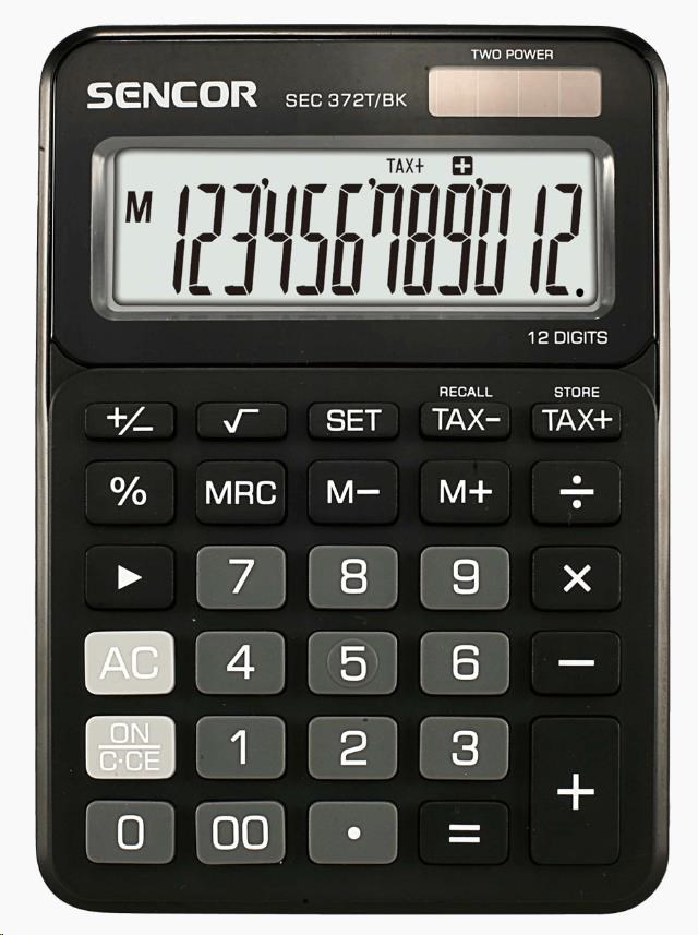 Sencor kalkulačka  SEC 372T/BK0 
