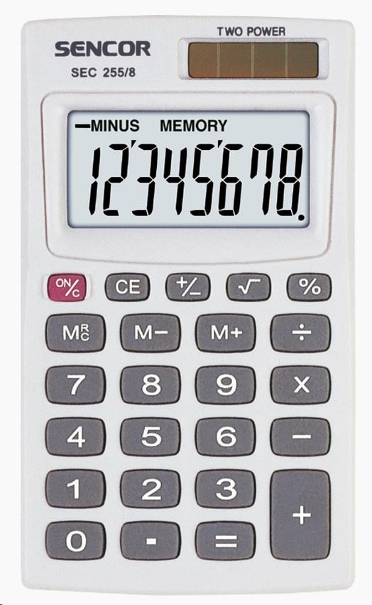 Sencor kalkulačka  SEC 255/  80 