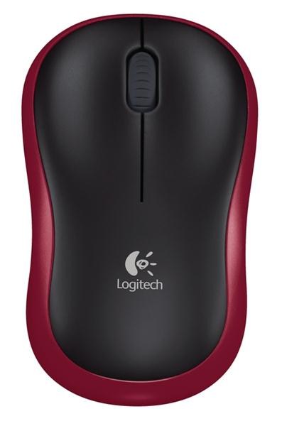 Bezdrôtová myš Logitech M185,  červená1 
