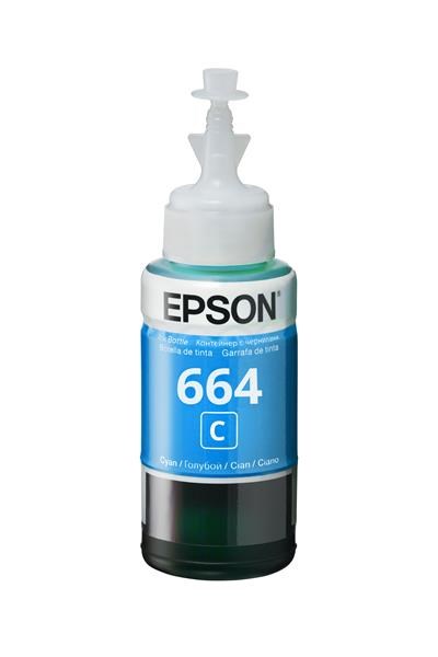 Atramentová tyčinka EPSON T6642 nádobka s azúrovým atramentom 70 ml pre L100/L200/L550/L1300/L355/3650 