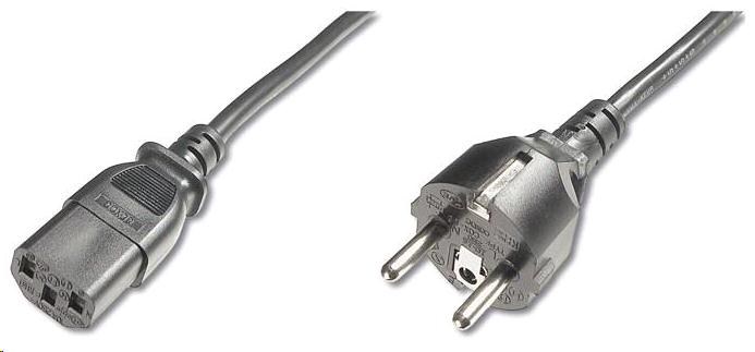 PREMIUMCORD Napájací kábel 230V/ 10A,  priama vidlica,  2 m0 